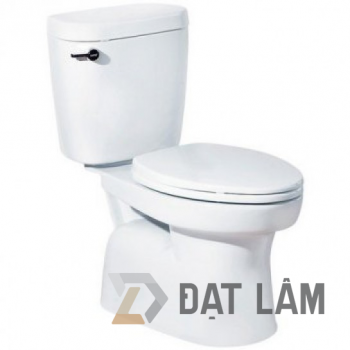 Bồn Cầu COTTO C1387 Hai Khối Titan Xả Gạt