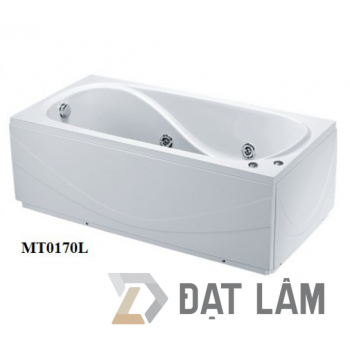 Bồn Tắm Massage 1.7M Chân Yếm CAESAR MT0170L/R