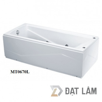 Bồn Tắm Massage 1.7M Chân Yếm CAESAR MT0670L/R