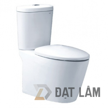 Bồn Cầu CAESAR CD1348 Thùng T1148 Nắp Êm