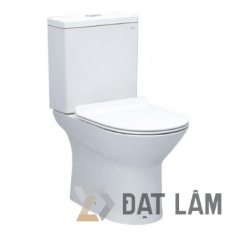 Bồn Cầu CAESAR CD1551 Thùng T1152 Nắp Êm