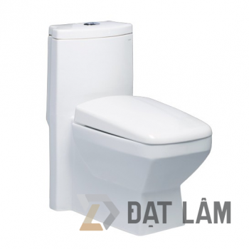 Bồn Cầu CAESAR CD1347 1 Khối Nắp Êm