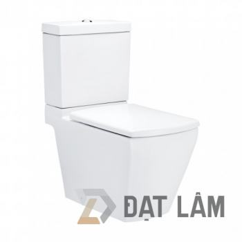 Bồn Cầu COTTO C17087 Hai Khối Tetragon Xả Nhấn