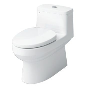 Bồn cầu Caesar CT1338/TAF050 hai khối nắp rửa cơ