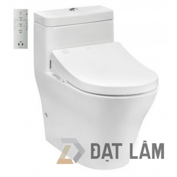 Bàn Cầu TOTO CW166RB/TCF4732A Nắp Điện Tử Chữ D