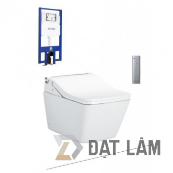 Bồn Cầu TOTO CW522EA/TCF804C2Z/WH172AAT Nắp Điện Tử Treo Tường