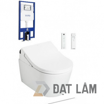 Bồn Cầu TOTO CW542HME5UNW1/TCF795C2Z/WH172AAT Nắp Điện Tử Treo Tường