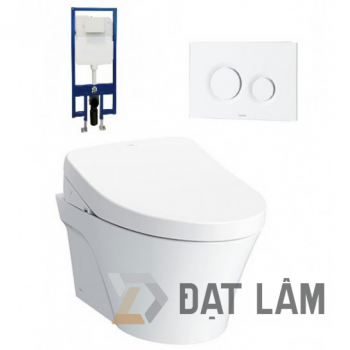 Bồn Cầu TOTO CW822REA/MB174P#WH/WH172AAT/TCF4911EZ Nắp Điện Tử Treo Tường