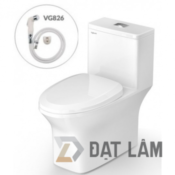 Bồn Cầu Viglacera V72 Nắp Êm + Vòi Xịt VG826