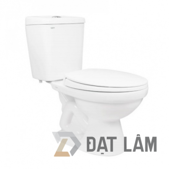 Bồn Cầu Viglacera VT34 2 Khối Nắp Êm