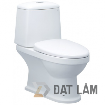 Bàn Cầu CAESAR CD1530 Thùng T1130 Nắp Êm