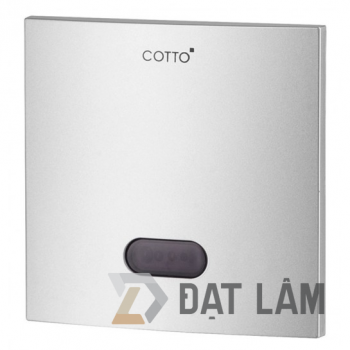 Van Xả Tiểu Nam Cotto CT4801AC(NL) Cảm Ứng 220V Âm Tường Có Nút Xả Cơ