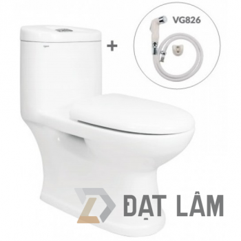 Bồn Cầu Viglacera C109 Nắp Êm V38 + Vòi Xịt VG826