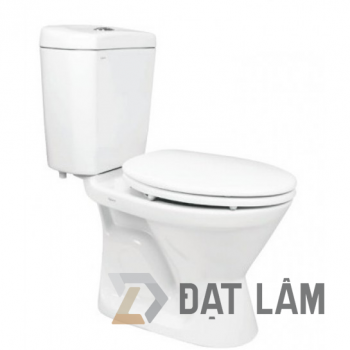 Bồn Cầu Viglacera VI66 2 Khối Nắp êm